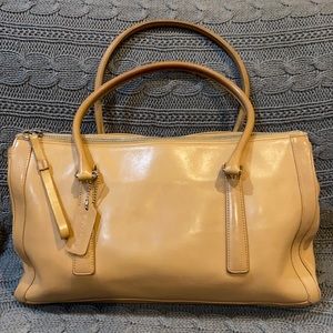 Coach leather handbag